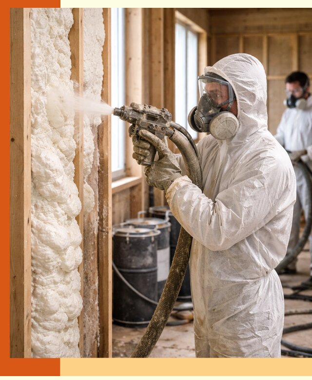 Утепление каркасного дома пенополиуретаном в Петропавловске-Камчатском