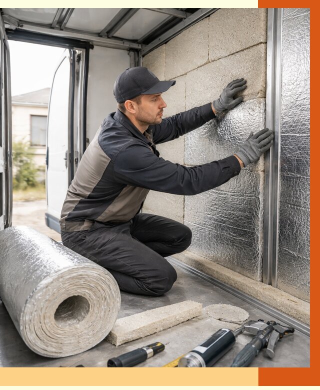 Утепление фургона рефрижератора в Петропавловске-Камчатском от 12951 руб./м² под ключ | ТепломастерПтк