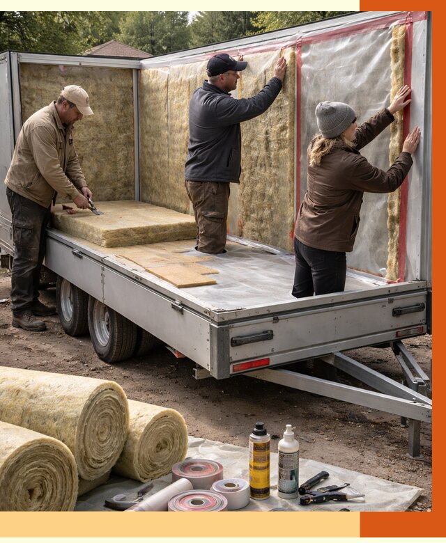 Утепление прицепа в Петропавловске-Камчатском под ключ от 12951 руб. — комплекс от ТепломастерПтк